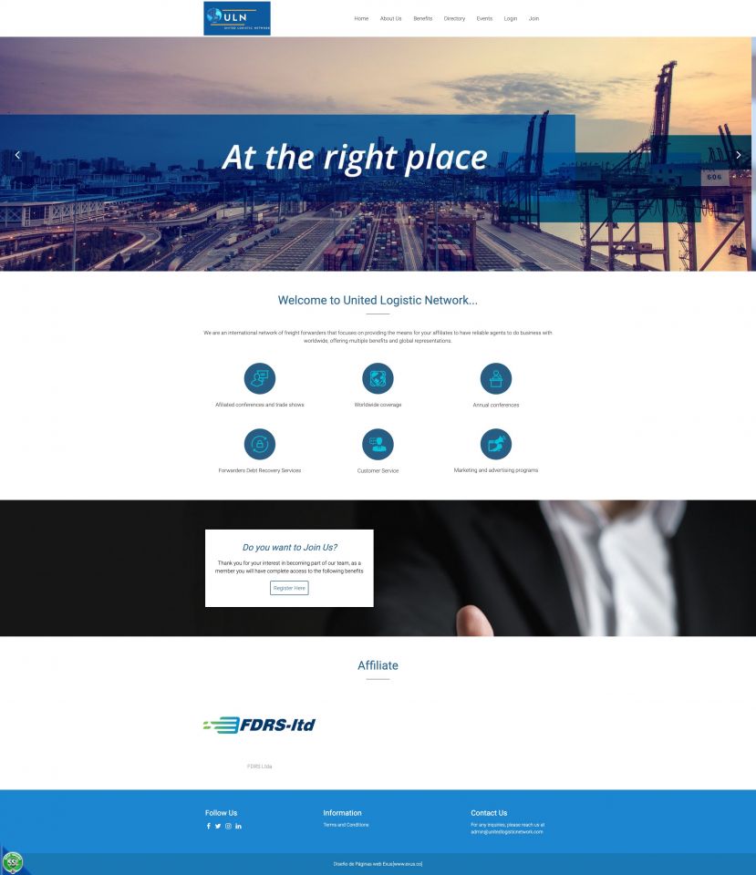 Diseño Web United Logistic Network (ULN) United Logistic Network (ULN)