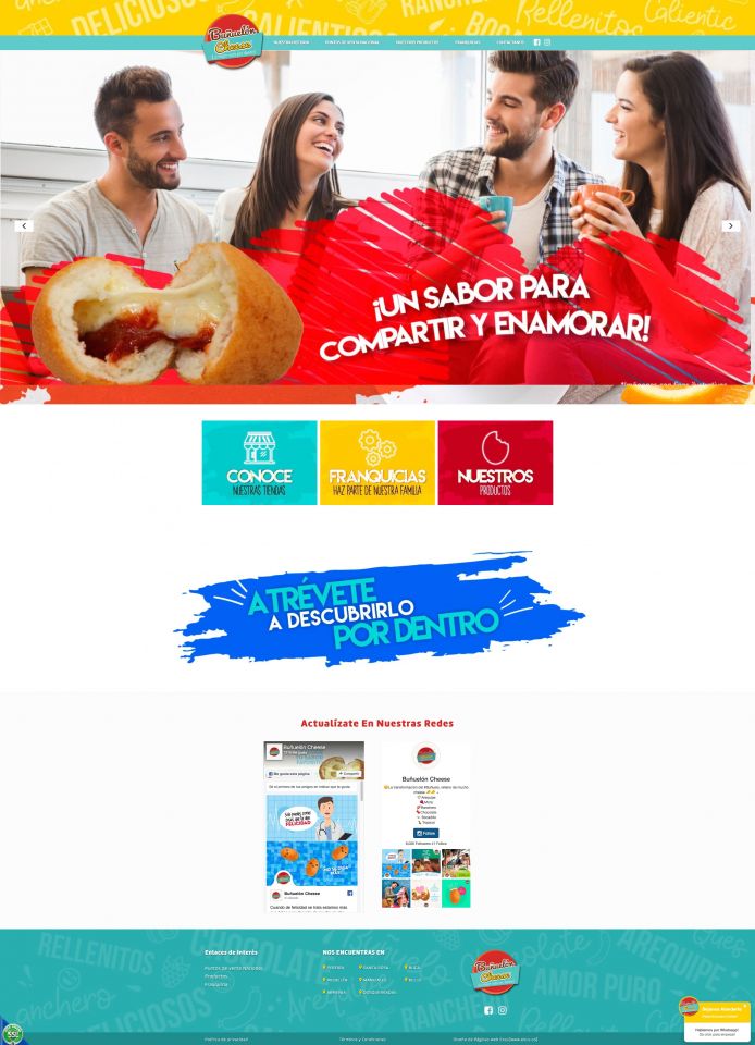 Diseño Web Buñueloncheese Buñueloncheese