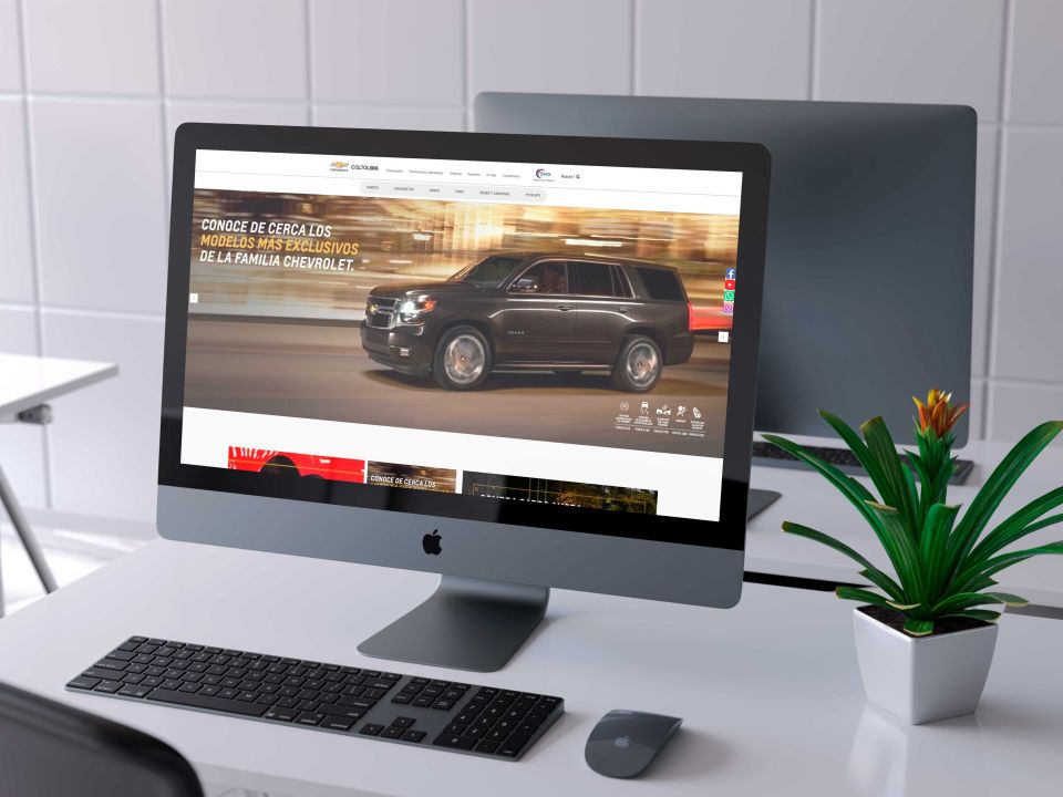 Diseño Web Coltolima Chevrolet Coltolima Chevrolet