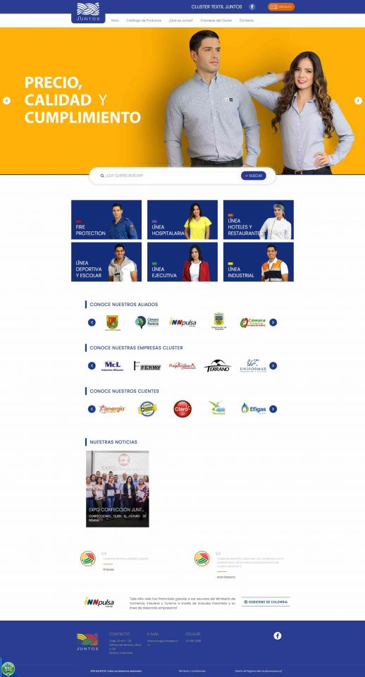 Diseño Web Juntos Cluster  Juntos Cluster 