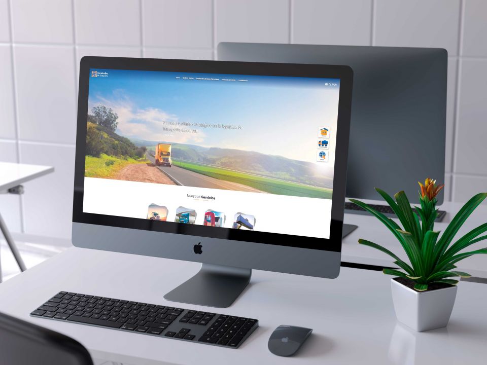 Diseño Web Interandina de carga InterAndina de Carga S.A.