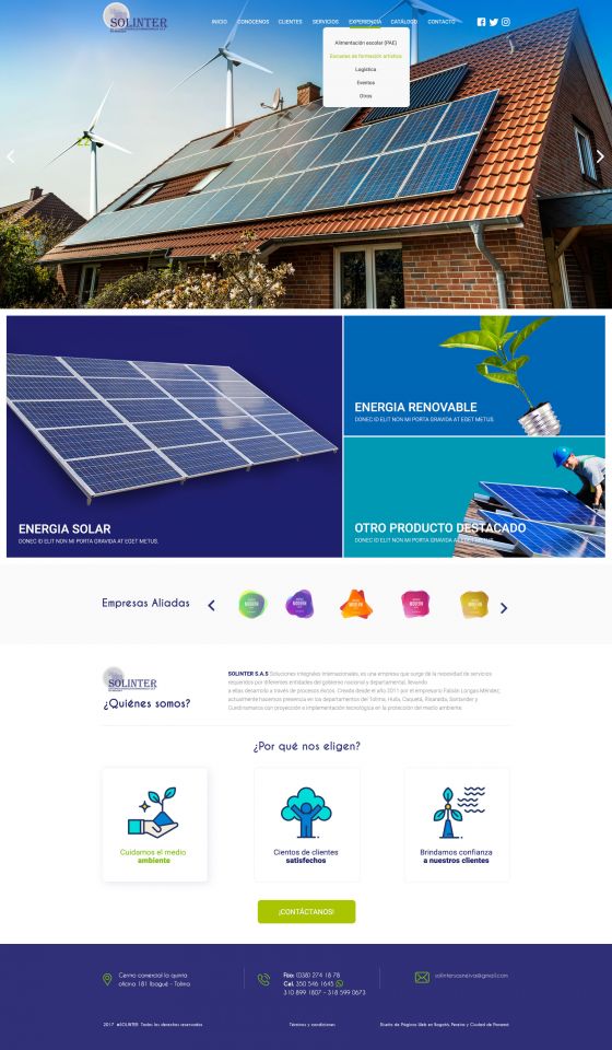 Diseño Web Solinter Solinter