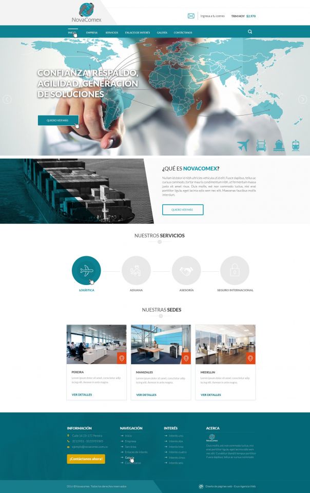 Diseño Web Novacomex Novacomex