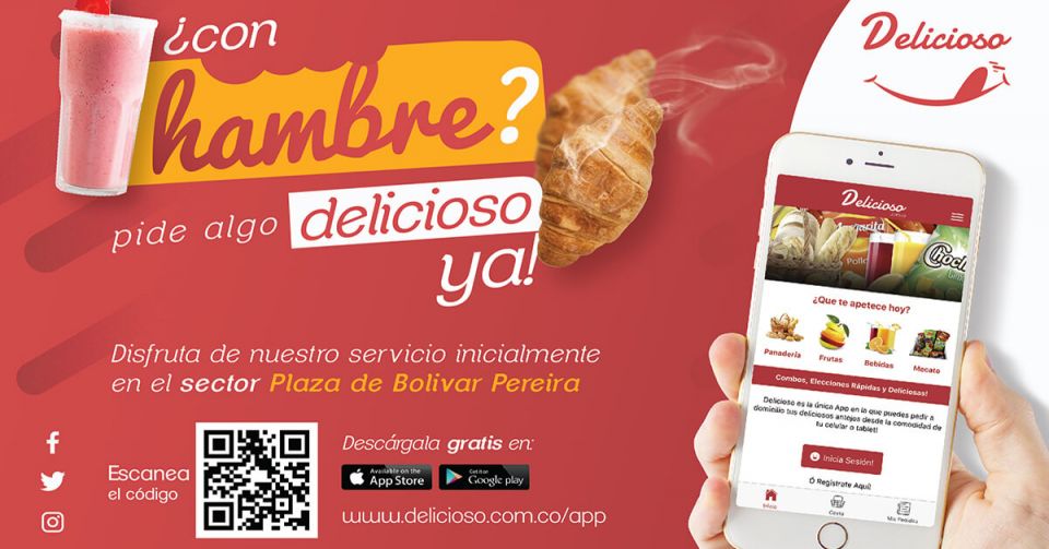 Diseño y desarrollo de App delicioso.com.co delicioso.com.co