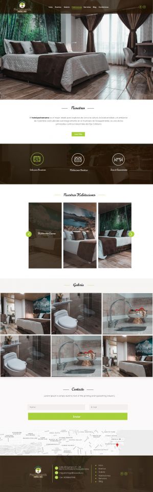 Diseño Web Pachamama hotel spa Hotel spa Pachamama 