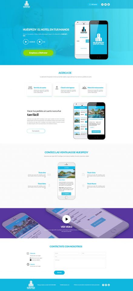 Diseño Web Huespedy  Huespedy 