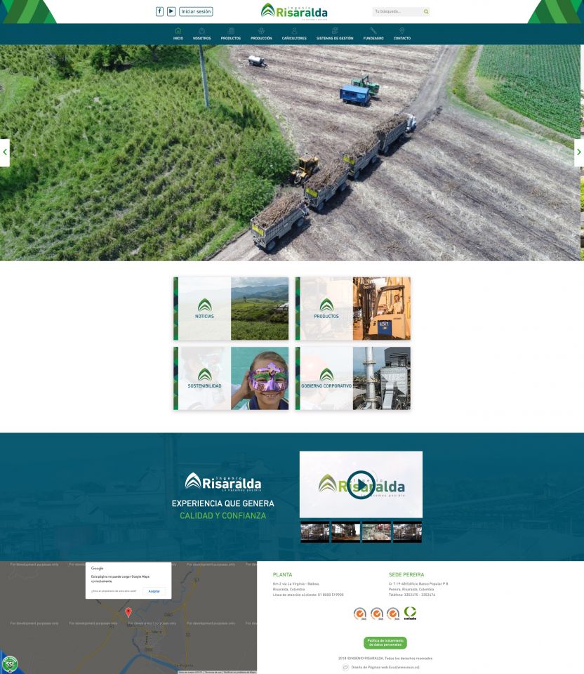 Diseño Web Ingenio Risaralda Ingenio Risaralda